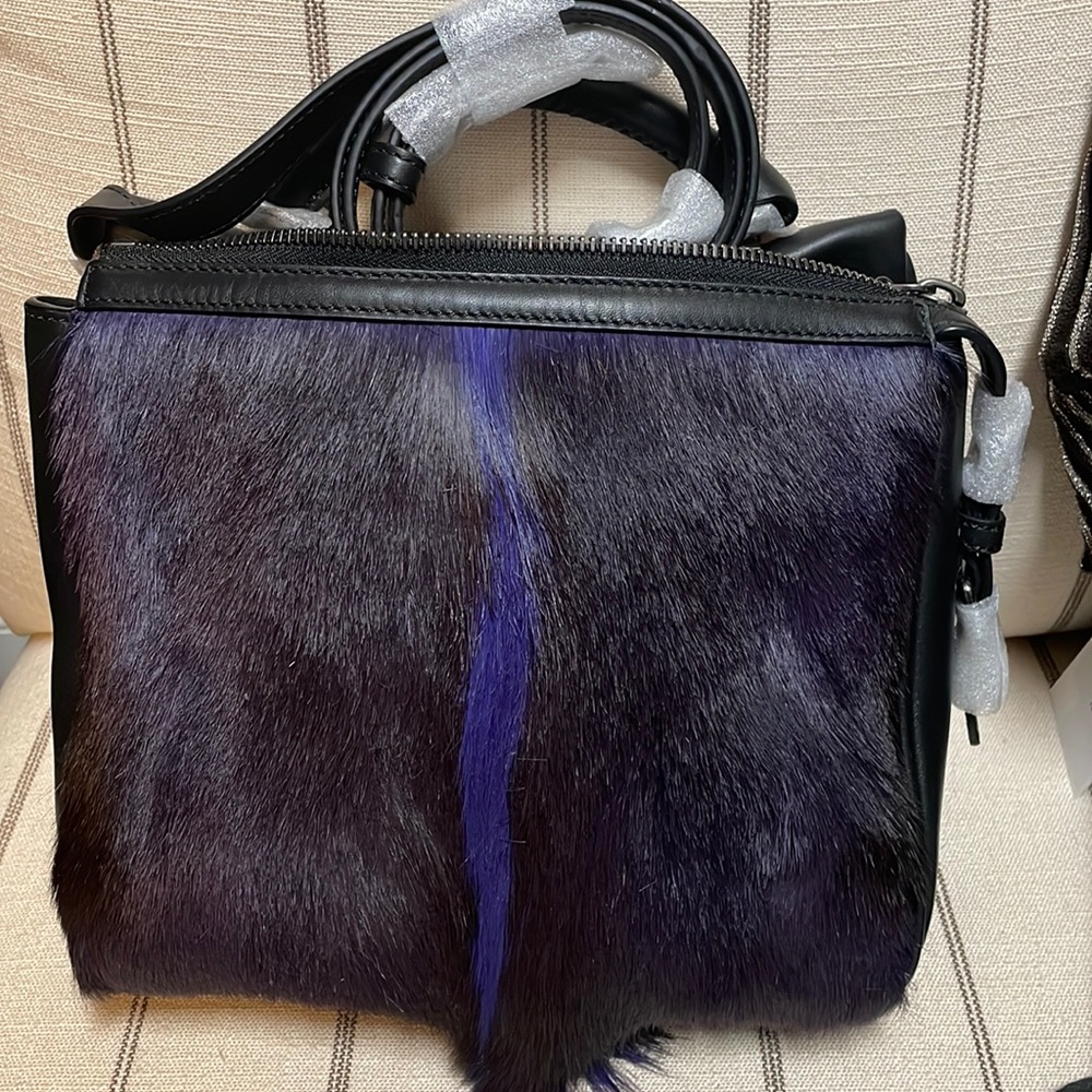 3.1 phillip lim fur/ leather handbag new
